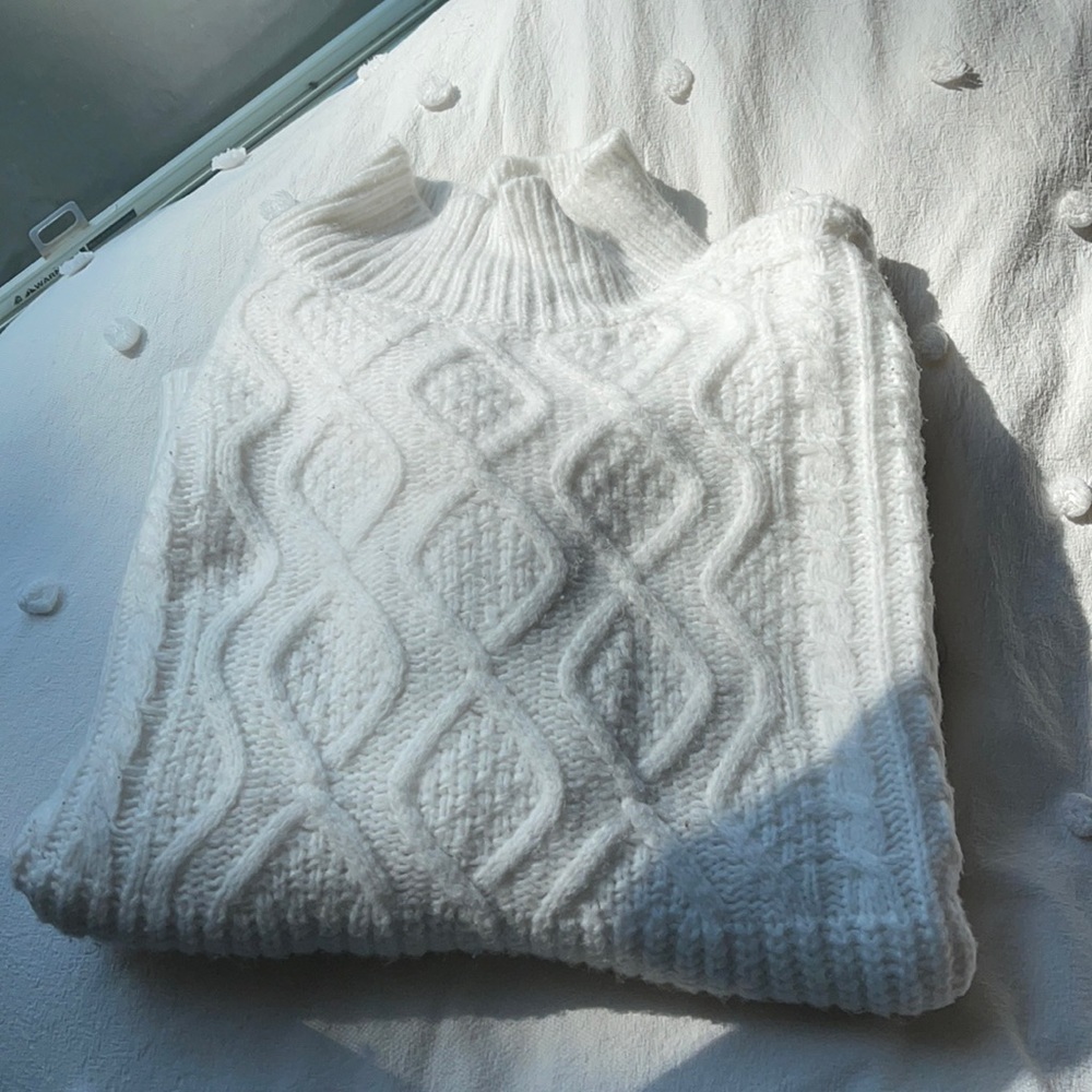 White turtleneck